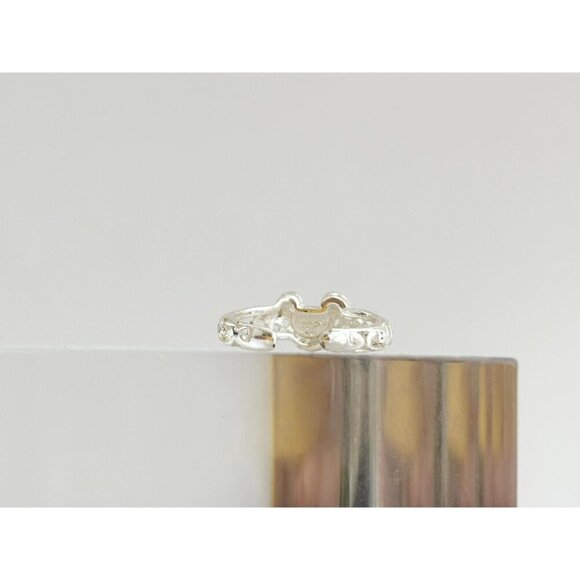 Walt Disney Mickey Mouse Figural Head Shaped Faux Pearl Vintage Ring - sz 2.25 - Picture 5 of 10